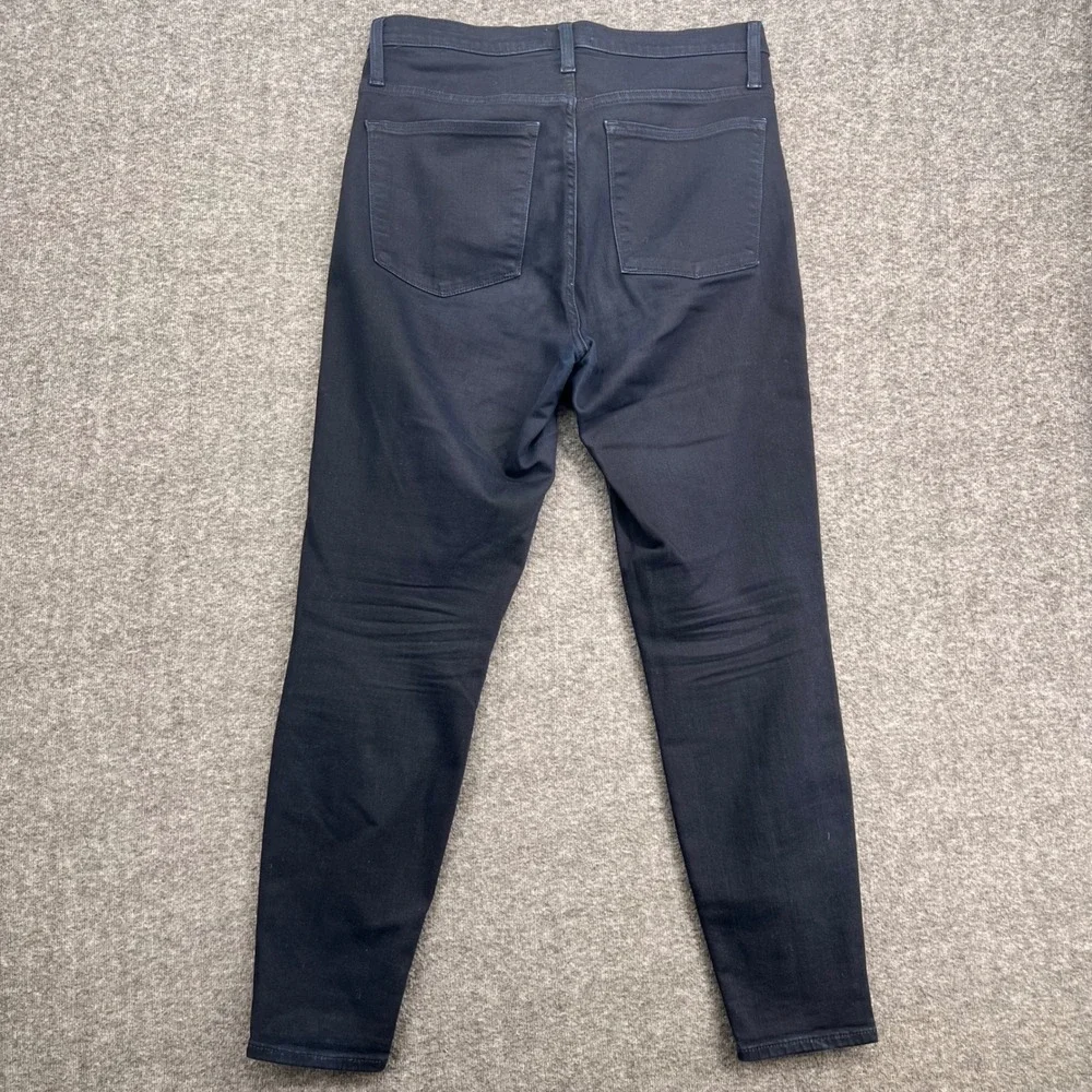 J.Crew Womens 10 High-Rise Toothpick Skinny Jeans Dark Indigo Size 30 Stretch - Picture 5 of 15